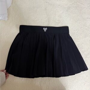TNA Black Mini Skirt with Pleats